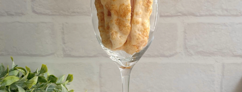 biscoito de polvilho premium com textura crocante e leve